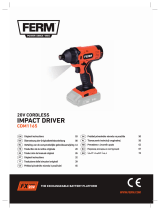 Ferm CDM1165 20V Cordless Impact Driver Handleiding