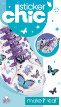 make it real 1733 Sticker Chic Butterfly Bling Handleiding