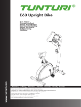 Tunturi E60 Upright Bike Handleiding