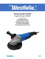 Westfalia Winkelschleifer WS920, 125 mm Handleiding