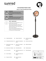 SunRed Standheizstrahler Indus II Bright Standing 2100 Watt, verschiedene Farben Handleiding