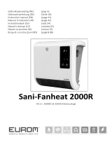 Eurom 350081 Sani-Fanheat 2000R Bathroom Heater de handleiding