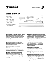 Anslut 019909 LED Strip Light Handleiding