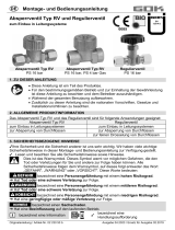 GOK Shut-off valve type RV and regulating valve Handleiding