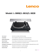 Lenco L-3828 Direct Drive Turntable Handleiding