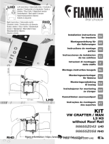 Fiamma 98655Z043 F65 Mounting Bracket Kit Handleiding