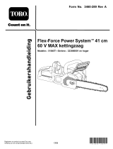 Toro Cordless Battery Chainsaw Flex-Force Power System 60V MAX* 51845T Handleiding