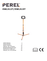 Perel EWL512T PORTABLE FOLDING LED WORK LIGHT Handleiding
