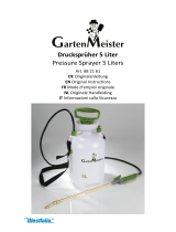 GartenMeister Drucksprühgerät, 5 Liter Handleiding