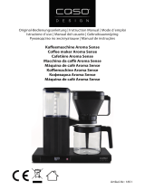 Caso Design Filterkaffeemaschine "Aroma Sense", 10 Tassen, 1,25 Liter, 1550 Watt Handleiding