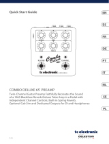 TC Electronic COMBO DELUXE 65' PREAMP Snelstartgids