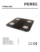 Perel VTBAL206 Smart Bathroom Scale Handleiding