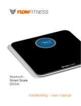 Flow Fitness Bluetooth Smart Scale BS20b Handleiding