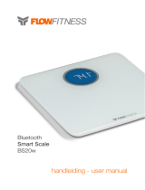 Flow Fitness Bluetooth Smart Scale BS20w Handleiding