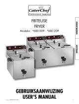 Caterchef 680.009 9L Professional Electric Fryer Handleiding