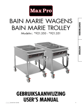 MaxPro 921.350 BAIN MARIE Trolley Handleiding
