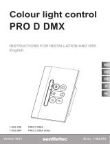 Sentiotec Colour light control PRO D DMX Handleiding