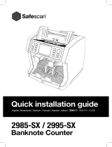 Safescan 2985-SX / 2995-SX Installatie gids