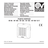 Vortice Punto M 100 ATHCS Handleiding