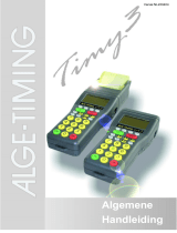 ALGE-Timing Timy3 Gebruikershandleiding