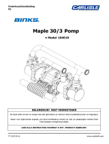 Carlisle BINKS - Maple Pump 30/3 Handleiding
