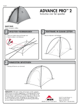 MSR Advance Pro™ 2 Ultralight 2-Person, 4-Season Tent Handleiding