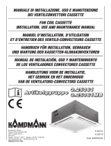 Kampmann Chilled water cassettes, article 325061* Installatie gids