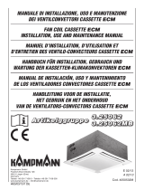 Kampmann Chilled water cassettes, article 325062* Installatie gids