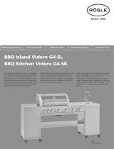 RÖSLE Gas grill BBQ-Kitchen VIDERO G4-SK Vario+ Handleiding
