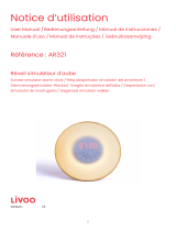 Livoo AR321 Sunrise Simulator Alarm Clock Handleiding