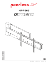 PEERLESS-AV HPF665 Installatie gids