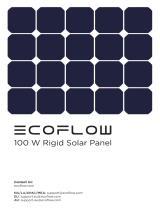EcoFlow 100W Rigid Solar Panel Handleiding