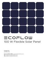 EcoFlow 100 W Flexible Solar Panel Handleiding