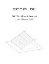 EcoFlow 50'' Tilt Mount Bracket Handleiding