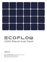 EcoFlow 220W Bifacial Solar Panel Handleiding