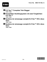 Toro E-Z Vac Complete Twin Bagger, TimeCutter HD Riding Mower Handleiding