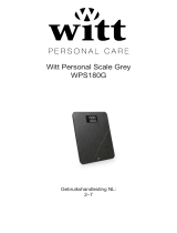 Witt Personal Scale Grey de handleiding