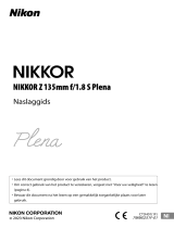 Nikon NIKKOR Z 135mm f/1.8 S Plena Referentie gids