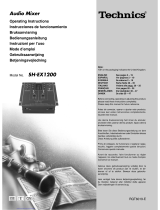 Technics TECHNICS SH-EX1200 de handleiding