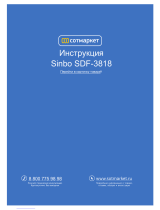 Sinbo SDF-3818 Handleiding