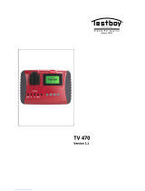 TESTBOY TV 470 Operating Instructions Manual