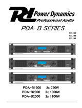 Power Dynamics PDA-B2500 de handleiding