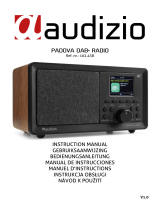 audizio Padova DAB+ Radio Wood de handleiding