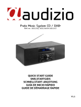 audizio Prato All-in-One Music System CD/DAB+ Wood Snelstartgids