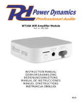 Power Dynamics WT10A Wi-Fi Amplifier Module de handleiding