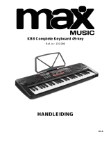 MaxMusic KB8 Electronic Keyboard 49-keys de handleiding