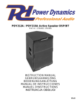 Power Dynamics PDY215A de handleiding