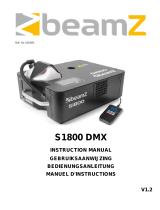 Beamz S1800 DMX Smoke Machine de handleiding
