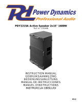Power Dynamics PDY2215A de handleiding