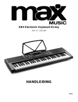 MaxMusic KB4 Electronic Keyboard 61-key de handleiding